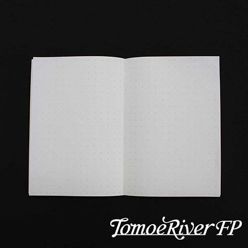 Sakae A7 Tomoe River (Old Paper) 52 gsm DOT GRID Grid Lay Flat Notebook White Paper | TMR-A7NB-5DW 104mm X 74mm 96 sheets