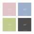 Smoky BLACK Nakabayashi Watashi No Sobani W/U Series Color Paper 5mm Grid Sticky Note 70 gsm 30 Sheets | WU-FSTN-S 98mm X 98mm 4" Square