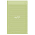 Powder BLUE Nakabayashi Watashi No Sobani W/U To Do List Color Paper 5mm Grid Sticky Note 70 gsm 30 Shts | WU-FSTN-R 60mm X 98mm 2.5 X 3.8"