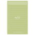 Smoky BLACK Nakabayashi Watashi No Sobani W/U To Do List Color Paper 5mm Grid Sticky Note 70 gsm 30 Shts | WU-FSTN-R 60mm X 98mm 2.5 X 3.8"