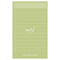 Pistachio GREEN Nakabayashi Watashi No Sobani W/U To Do List Color 5mm Grid Sticky Note 70gsm 30 Shts | WU-FSTN-R 60mm X 98mm 2.5 X 3.8"