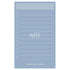 Smoky BLACK Nakabayashi Watashi No Sobani W/U To Do List Color Paper 5mm Grid Sticky Note 70 gsm 30 Shts | WU-FSTN-R 60mm X 98mm 2.5 X 3.8"