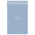 Shell PINK Nakabayashi Watashi No Sobani W/U To Do List Color Paper 5mm Grid Sticky Note 70 gsm 30 Shts | WU-FSTN-R 60mm X 98mm 2.5 X 3.8"
