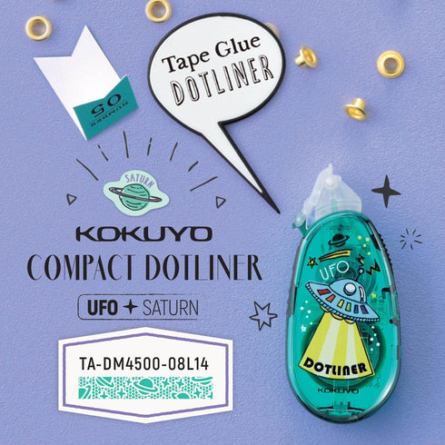 POPCORN STAR Kokuyo Campus Pop Art Limited Edition Series DOTLINER Refillable Glue Tape Photo Glue Acid-Free Glue | DM4500-08L