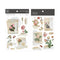MU Lifestyle VINTAGE Card Postcard Ephemera Old Greeting Card Print-On Stickers Rub-On Stickers Transfer Stickers Translucent Stickers | 228