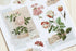 MU Lifestyle VINTAGE Card Postcard Ephemera Old Greeting Card Print-On Stickers Rub-On Stickers Transfer Stickers Translucent Stickers | 228