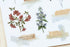 MU Lifestyle ANTIQUE Photo Antique Tape Vintage Flowers Print-On Stickers Rub-On Stickers Transfer Stickers Translucent Stickers | 229