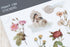 MU Lifestyle RETRO Label Ephemera Lace Doilies Lace Adornment Print-On Stickers Rub-On Stickers Transfer Stickers Translucent Stickers | 231