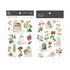 MU Lifestyle RETRO Label Ephemera Lace Doilies Lace Adornment Print-On Stickers Rub-On Stickers Transfer Stickers Translucent Stickers | 231