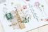 MU Lifestyle RETRO Stamps Label Ephemera Ticket Dried Flowers Print-On Stickers Rub-On Stickers Transfer Stickers Translucent Stickers | 235