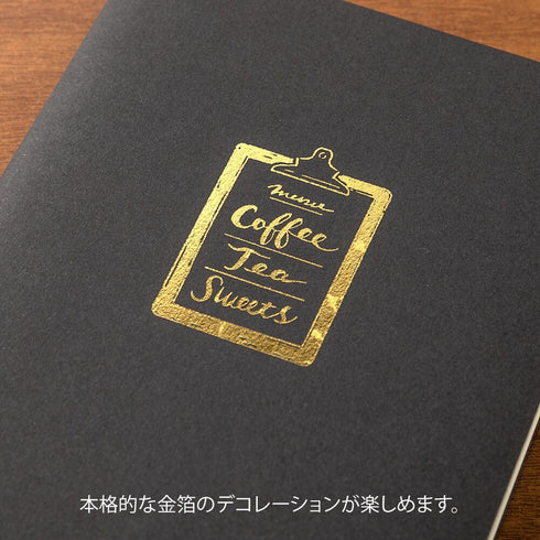 Midori Gold FOIL COFFEE Transfer Stickers Café Food Barista Print-On Stickers Rub-On Stickers Transfer Sticker Translucent Stickers | 2614