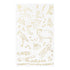 Midori Gold FOIL LAND Animals Transfer Stickers Sheep Elephant Pug Print-On Stickers Rub-On Stickers Transfer Sticker Translucent | 2619
