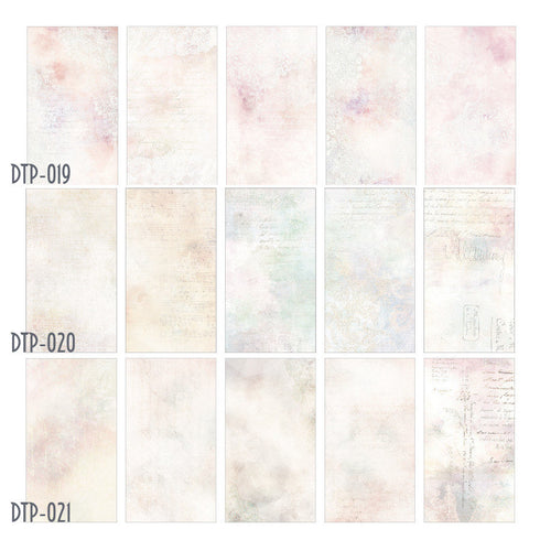MU Lifestyle SEA of Life Dyeing Tracing Paper Ephemera Vellum Paper Watercolor Paper Translucent Paper Planner Paper Scrapbooking | DTP-014