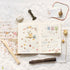 MU Lifestyle RETRO Music Score Music Ephemera Dried Flowers Print-On Stickers Rub-On Stickers Transfer Stickers Translucent Stickers | 234