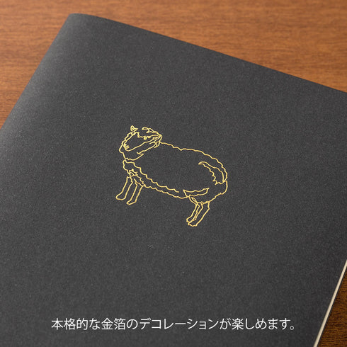 Midori Gold FOIL LAND Animals Transfer Stickers Sheep Elephant Pug Print-On Stickers Rub-On Stickers Transfer Sticker Translucent | 2619