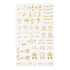Midori Gold FOIL CELEBRATION Banners Transfer Stickers Gifts Balloons Print-On Stickers Rub-On Stickers Transfer Sticker Translucent | 2622