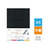 Sakae A5 Tomoe River 52gsm 5mm GRID Fountain Pen Paper Bleed Proof Hard Cover Notebook Lay Flat | 368 Pages SR-A5HBW