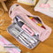 PINK ROUND Cylinder Canvas Pen Case Pencil Case Tool Case Finding Storage Circle Case Storage Case Large Pen Case | 230 X 8 X 8mm