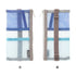 Midori BLUE SKY BLUE B6 - A5 Mesh Book Band Adjustable Pen Case Adjustable Pen Storage Mesh Pen Case Adjustable Pen Case