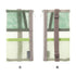 Midori OLIVE TEA B6 - A5 Mesh Book Band Adjustable Pen Case Adjustable Pen Storage Mesh Pen Case Adjustable Pen Case