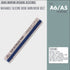 BROWN A6 B6 A5 Jiukou Washable Silicone Book Band Adjustable Book Band Book Belt Book Fastener Notebook Elastic Band