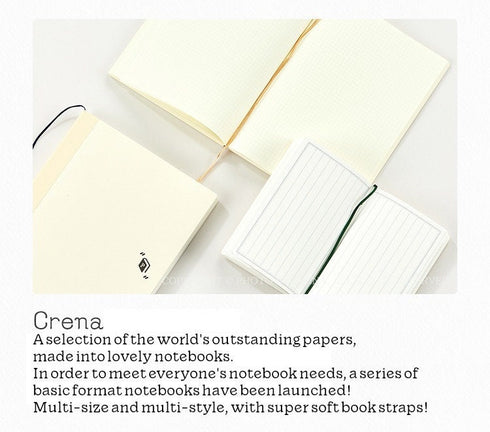 B6 TOMOE River Crena 3.5mm GRID 52gsm Notebook Lay-Flat Notebook Tomoe River Notebook The Note Pro | 128 x 182mm 384 Pages *RECOMMEND*