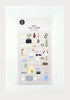 Suatelier Sonia IN My BAG Travel Bag Trip Bag Packing List Camera Headphones Toothpaste PVC Transparent Stickers Clear Stickers | 1155