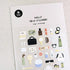 Suatelier Sonia IN My BAG Travel Bag Trip Bag Packing List Camera Headphones Toothpaste PVC Transparent Stickers Clear Stickers | 1155