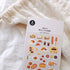Suatelier Sonia FOOD TRIP #7 Croissant Bagel Sandwich Baguette Cookies Milk PVC Transparent Stickers Clear Stickers | 1156