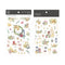 MU Lifestyle HOLIDAY Print-On Stickers Whimsical Nature Pine Bough Lantern Rub-On Stickers Transfer Sticker Translucent Stickers | 1020