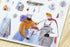 MU Lifestyle HOLIDAY Print-On Stickers Noel Ice Skating Feathers Americana Rub-On Stickers Transfer Sticker Translucent Stickers | 1018