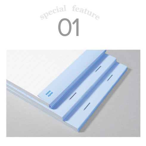 PINK MoteMote B6 Writing Pad 100gsm Notepad 7mm Ruled B6 Legal Pad | 60 Sheets