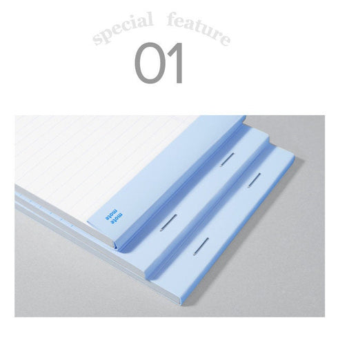 PURPLE MoteMote B6 Writing Pad 100gsm Notepad 7mm Ruled B6 Legal Pad | 60 Sheets