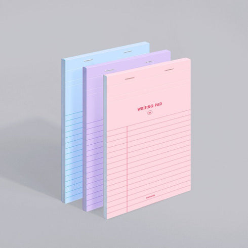 BLUE MoteMote B6 Writing Pad 100gsm Notepad 7mm Ruled B6 Legal Pad | 60 Sheets