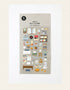 Suatelier Sonia GRANDPA'S ROOM Radio Bookshelf Heater Sweater Pillow Typewriter Calculator PVC Transparent Stickers Clear Stickers | 1152