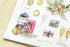 MU Lifestyle HOLIDAY Print-On Stickers Whimsical Nature Pine Bough Lantern Rub-On Stickers Transfer Sticker Translucent Stickers | 1020