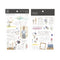 MU Lifestyle ARTIST Painting Palette Suitcase Brushes Print-On Stickers Rub-On Stickers Transfer Stickers Translucent Stickers | 239
