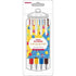 CHOCOLATE Zebra American Sweet Color Sarasa NANO 0.3mm Push Clip Gel Pen Set Micro Fine Gel Pen Retro Colors Gel Pen | JJH72-4C-MC