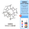CHRONODEX Stamp To Do List Stamp Schedule Stamps 12 Hour Axis Stamp Chronodex Stamp Planner Stamp Bujo Stamp Notebook Stamp