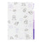 GHOST Midori A4 3 Pocket Clear Folder MD Folder Water Resistant Folder | 310mm X 221mm