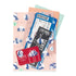PANDA Midori A5 3 Pocket Clear Folder MD Folder Water Resistant Folder | 220mm X160mm
