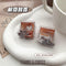 STAMPS & COFFEE Two-Pack COFFEE Clip Paper Binder Clip Notebook Clip Travel Clip Espresso Clip Barista Clip Latte Clip | 44 X 55MM