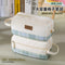BAMBOO Extra Large PLAID XL Angoo Canvas Pen Case Pencil Case Stationery Case Storage Case Travel Case Up to 80 Items | 215 x 85 x 105mm