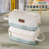 GRAY Extra Large PLAID XL Angoo Canvas Pen Case Pencil Case Stationery Case Storage Case Travel Case Up to 80 Items | 215 x 85 x 105mm