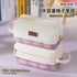 BAMBOO Extra Large PLAID XL Angoo Canvas Pen Case Pencil Case Stationery Case Storage Case Travel Case Up to 80 Items | 215 x 85 x 105mm