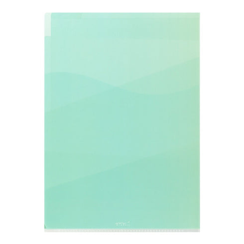 GRADIENT GREEN Midori MD A4 7 Pocket Clear Folder Md Folder Water Resistant Folder | 310mm X 221mm