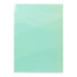 GRADIENT GREEN Midori MD A4 7 Pocket Clear Folder Md Folder Water Resistant Folder | 310mm X 221mm