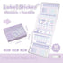 BLUE PLANWITH Label Stickers Dot Stickers Square Stickers Bar Stickers Circle Stickers Index Tabs Index Stickers