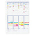 Kokuyo Campus Study Planner Loose Leaf Paper Y836MW Weekly Visualized List 26 Holes 30 Sheets | B5