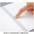 Kokuyo CLEAR Soft Ring Notebook 5mm Dot Grid SV558WT | A6 80 Sheets